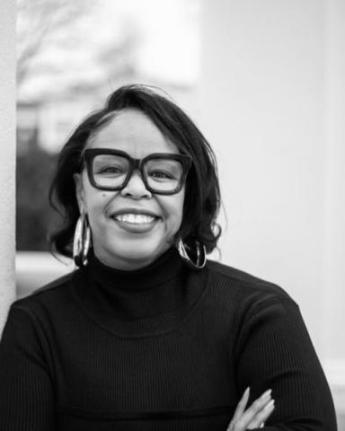 Headshot of Tamika L. Carey in black and white